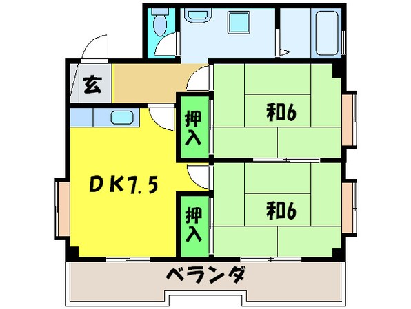 パークハイツもずの物件間取画像